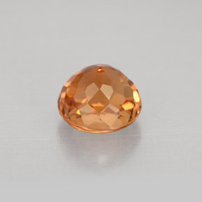 Tormalina naturale arancione da 1,74 ct, taglio rotondo, VVS-VS