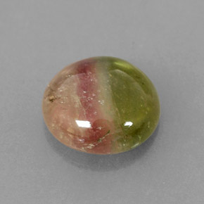 Tormalina naturale multicolore da 1,86 ct, trasparente, trasparente/traslucido