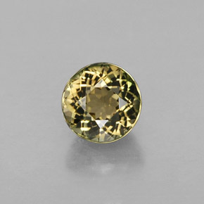 Tormalina naturale multicolore da 0,92 ct, taglio rotondo, VVS