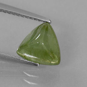 Tormalina naturale verde da 1,84 ct, trasparente, trasparente/traslucido