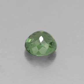 Tormalina naturale verde da 0,69 ct, taglio rotondo, VVS-VS