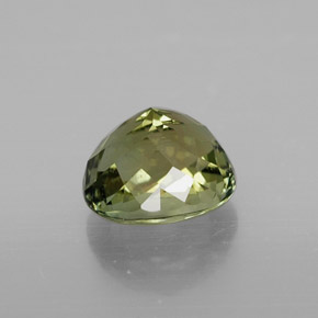 Tormalina naturale verde da 1,98 ct, taglio ovale, VVS-VS