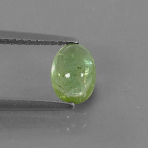 Tormalina naturale verde da 0,99 ct, trasparente, trasparente/traslucido
