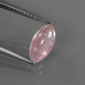 Tormalina naturale rosa da 1,32 ct, trasparente, trasparente/traslucido
