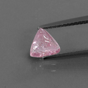 Tormalina naturale rosa da 1,02 ct, trasparente, trasparente/traslucido