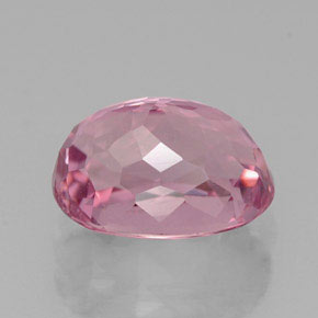 Tormalina naturale rosa da 2,63 ct, taglio ovale, VVS-VS