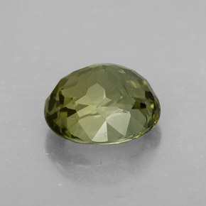 Tormalina naturale verde da 2,46 ct, taglio ovale, VVS-VS