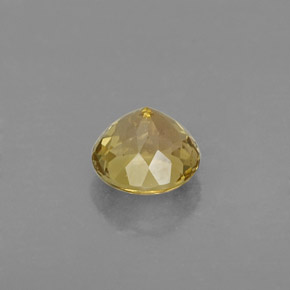Tormalina naturale giallo da 0,82 ct, taglio rotondo, VVS