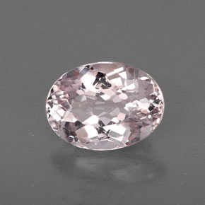 Tormalina naturale bianco da 1,76 ct, taglio ovale, VS