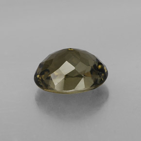 Tormalina naturale verde da 3,23 ct, taglio ovale, VVS