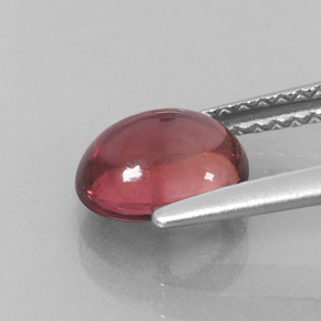 Tormalina naturale rosa da 1,48 ct, trasparente, trasparente/traslucido