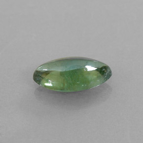 Tormalina naturale verde da 1,25 ct, trasparente, trasparente/traslucido