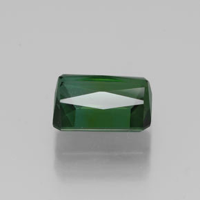 Tormalina naturale verde da 1,73 ct, taglio smeraldo, VS
