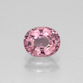 Tormalina naturale multicolore da 0,85 ct, taglio ovale, VVS