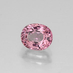 Tormalina naturale multicolore da 0,85 ct, taglio ovale, VVS