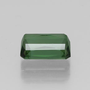 Tormalina naturale verde da 1,00 ct, taglio smeraldo, VVS-VS