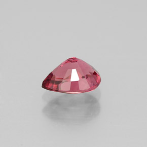 Tormalina naturale rosa da 0,60 ct, taglio a pera, VVS-VS