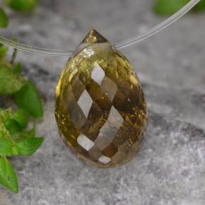 Tormalina naturale multicolore da 1,36 ct, briolette, SI