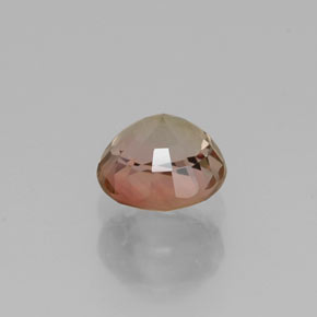 Tormalina naturale multicolore da 0,60 ct, taglio rotondo, VVS-VS