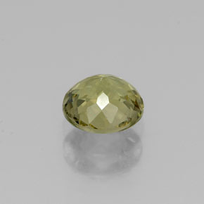 Tormalina naturale verde da 0,65 ct, taglio rotondo, VVS-VS