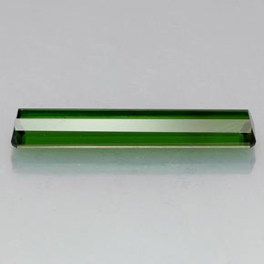 Tormalina naturale verde da 5,02 ct, taglio smeraldo, VVS