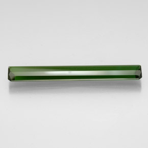 Tormalina naturale verde da 10,12 ct, taglio smeraldo, VVS