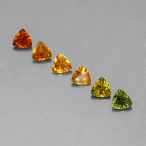 Tormalina naturale multicolore da  ct, trillion, VVS-VS