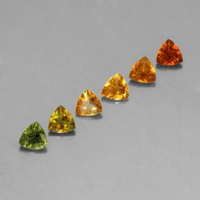 Tormalina naturale multicolore da  ct, trillion, VVS-VS