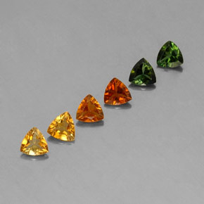 Tormalina naturale multicolore da  ct, trillion, VVS-VS