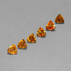 Tormalina naturale arancione da  ct, trillion, VVS-VS
