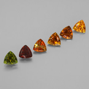 Tormalina naturale multicolore da  ct, trillion, VVS-VS