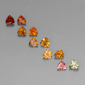 Tormalina naturale multicolore da  ct, trillion, VVS-VS