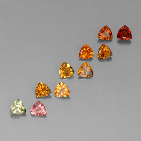 Tormalina naturale multicolore da  ct, trillion, VVS-VS