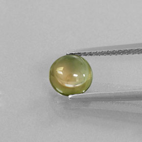Tormalina naturale multicolore da 1,30 ct, taglio rotondo, trasparente