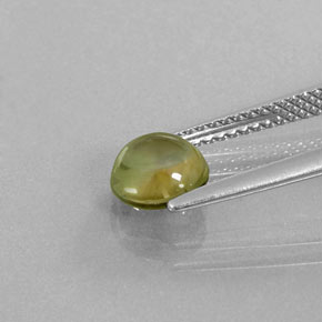 Tormalina naturale multicolore da 1,30 ct, taglio rotondo, trasparente