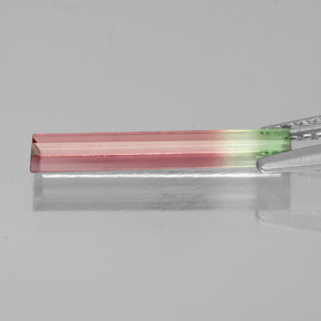 Tormalina naturale multicolore da 0,93 ct, baguette, VS-SI