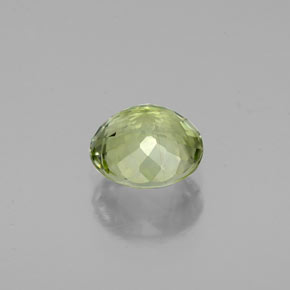 Tormalina naturale verde da 1,02 ct, taglio rotondo, VS