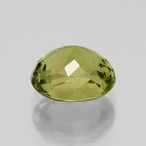 Tormalina naturale verde da 1,76 ct, taglio ovale, VVS