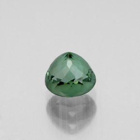 Tormalina naturale verde da 1,05 ct, taglio rotondo, VVS-VS