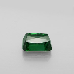 Tormalina naturale verde da 2,64 ct, taglio smeraldo, VVS