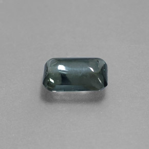 Tormalina naturale grigio da 1,37 ct, trasparente, trasparente/traslucido