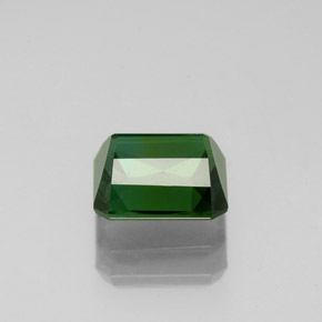 Tormalina naturale verde da 1,81 ct, taglio smeraldo, VVS-VS