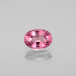 Tormalina naturale rosa da 0,91 ct, taglio ovale, VS-SI