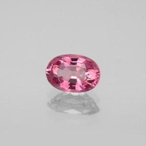 Tormalina naturale rosa da 0,91 ct, taglio ovale, VS-SI