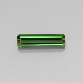Tormalina Verde terroso naturale da 1.16 ct, Taglio smeraldo, VVS-VS