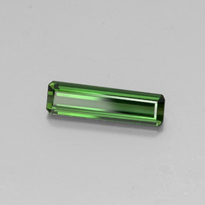 Tormalina Verde terroso naturale da 1.16 ct, Taglio smeraldo, VVS-VS