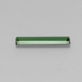 Tormalina naturale verde da 1,14 ct, taglio smeraldo, VS