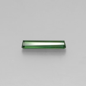 Tormalina naturale verde da 1,74 ct, taglio smeraldo, VS
