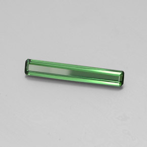 Tormalina naturale verde da 1,51 ct, taglio smeraldo, VS