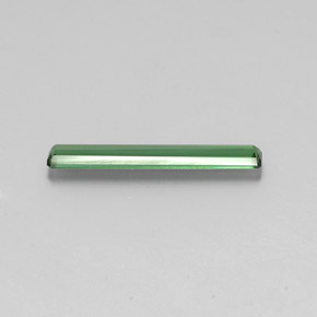Tormalina naturale verde da 1,51 ct, taglio smeraldo, VS